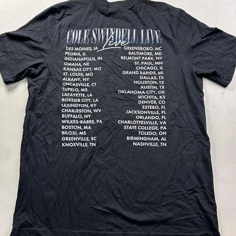 Cole Swindell Live Tour Concert T-Shirt Size XL - Picture 2 of 3